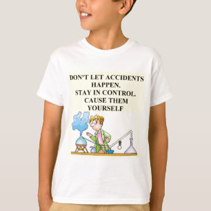 T-shirt acidentes da química
