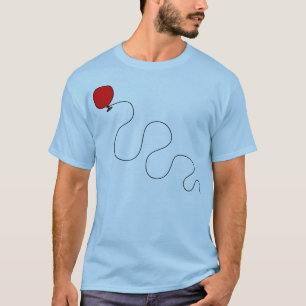 T-shirt Acima de, acima de, e afastado