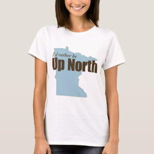 T-shirt Acima do norte - Minnesota