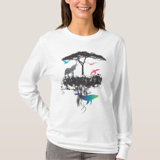 T-shirt Acima e abaixo de