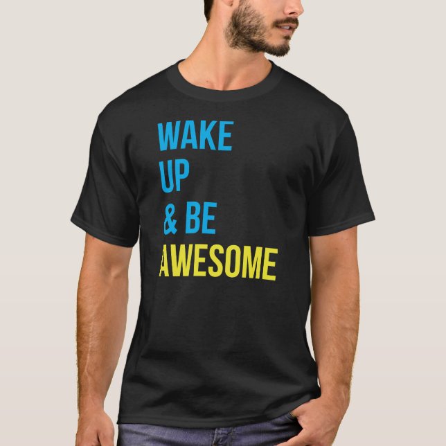 T-SHIRT ACORDE & SEJA IMPRESSIONANTE (Frente)