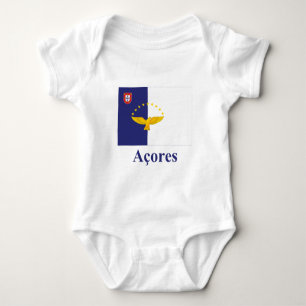 T-shirt Açores embandeiram com nome no português