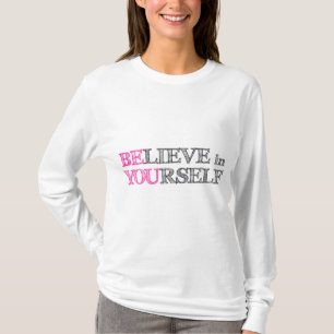 T-shirt Acredite em o senhor mesmo - SEJA VOCÊ