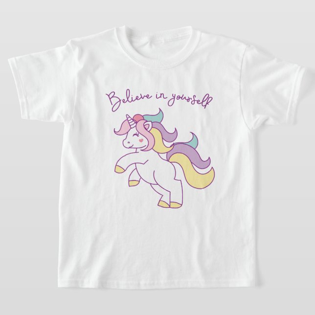 T-shirt Acredite em si mesmo (Postura )