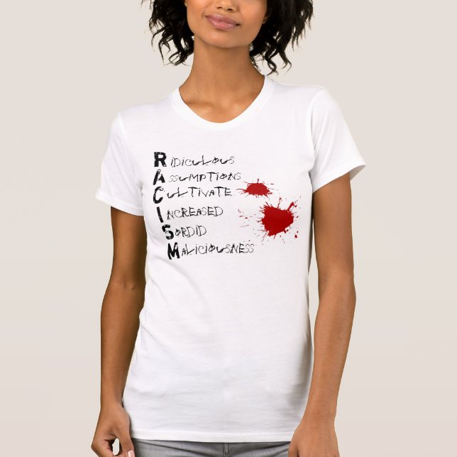 T-shirt Acrônimo do RACISMO (Frente)