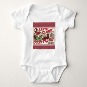T-shirt Açúcar Ameixas Papai Noel Antigo Anúncio de Doces