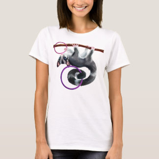 T-shirt açúcar glorioso agudo pendurado com pulseiras