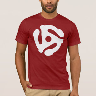 T-shirt Adaptador gravado 45 RPM