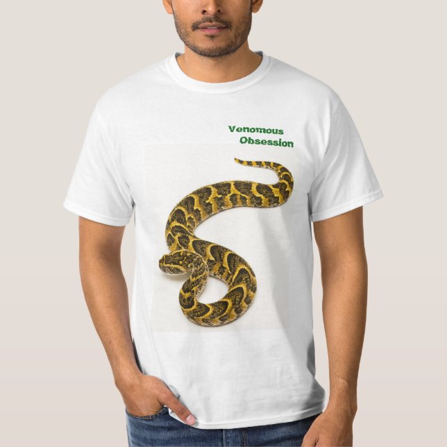 T-shirt Adicionador de sopro peçonhento da obsessão (Frente)