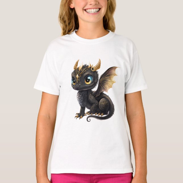 T-Shirt Adorable Baby Dragon (Frente)