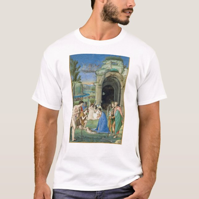 T-shirt Adoração dos pastores, cerca de 1500 (Frente)