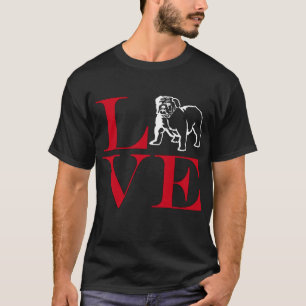 T-shirt Adoro Bulldog - Teto Escuro
