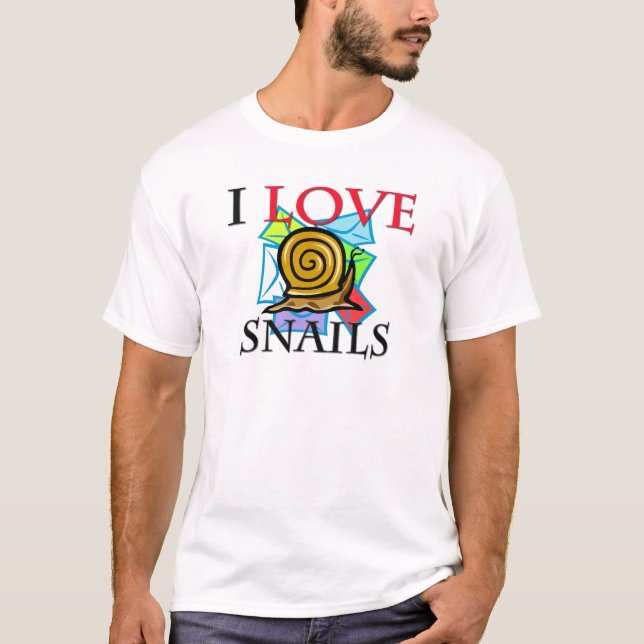 T-shirt Adoro Caracóis (Frente)