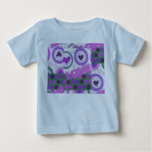 T-shirt Adoro coração adorável
