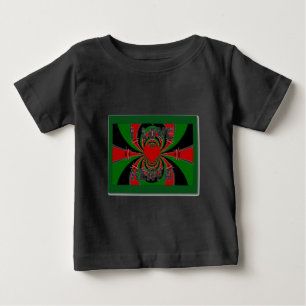 T-shirt Adoro Heart Kenya: Arte Dinâmica De Bandeiras