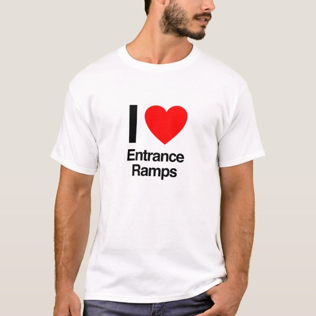 T-shirt adoro rampas de entrada (Frente)