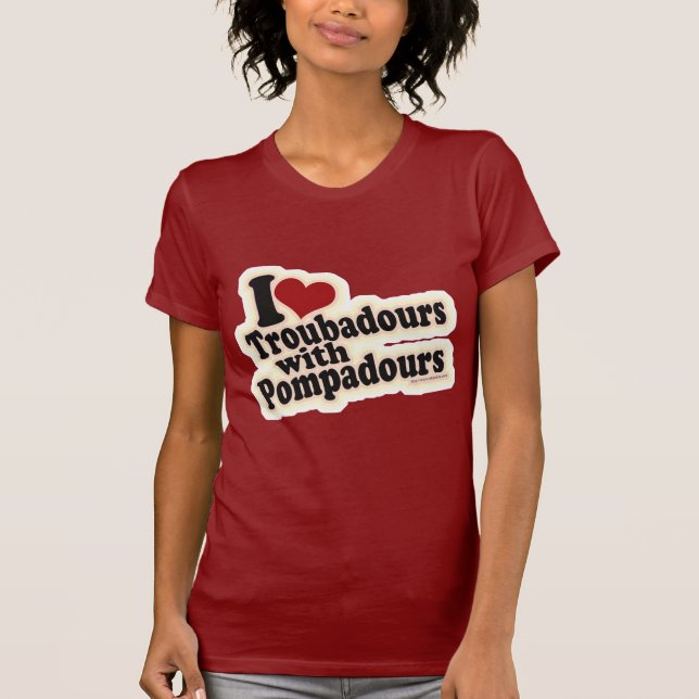 T-shirt Adoro Troubadours (Frente)