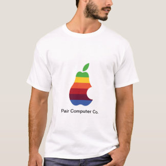 T-shirt adulto branco do Co do computador dos