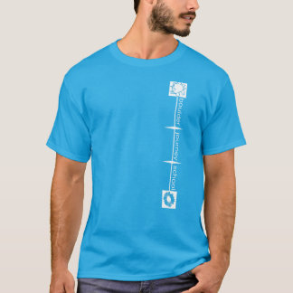 T-shirt adulto da escola da viagem de Boulder -