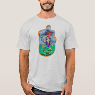 T-shirt adulto de Mitzu Gami dos desenhos animados