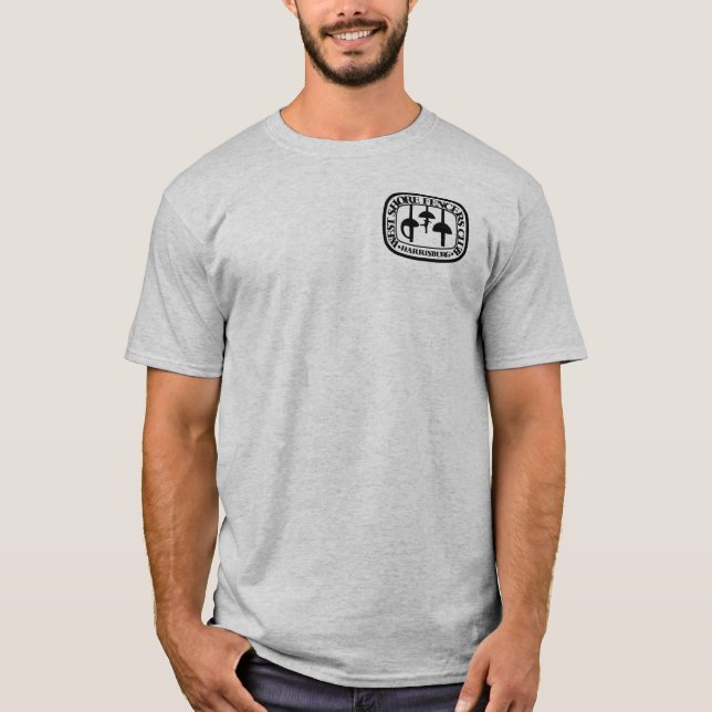 T-shirt Adulto - facada seus amigos - logotipo preto (Frente)
