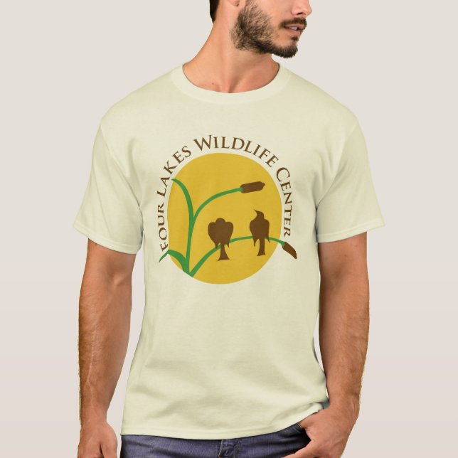 T-shirt adulto - natural (Frente)