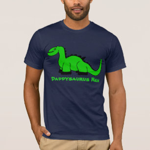 T-shirt adulto personalizado do dinossauro para o