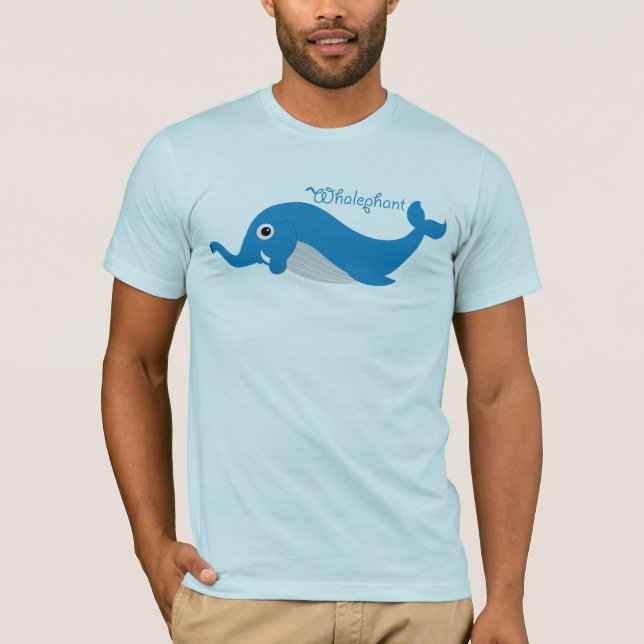 T-shirt Adulto T de Whalephant (Frente)