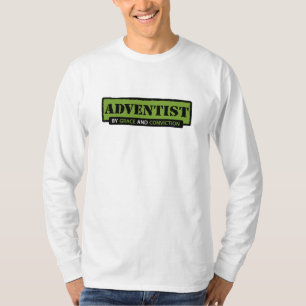 T-shirt Adventist pela benevolência e pela convicção