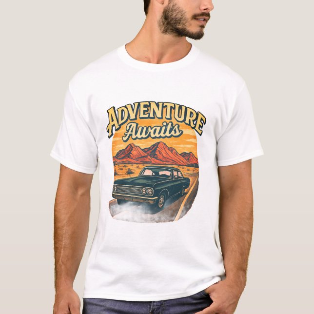 t-shirt adventure  (Frente)