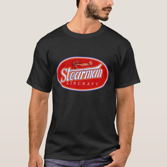 T-shirt Aeronaves Stearman (Frente)