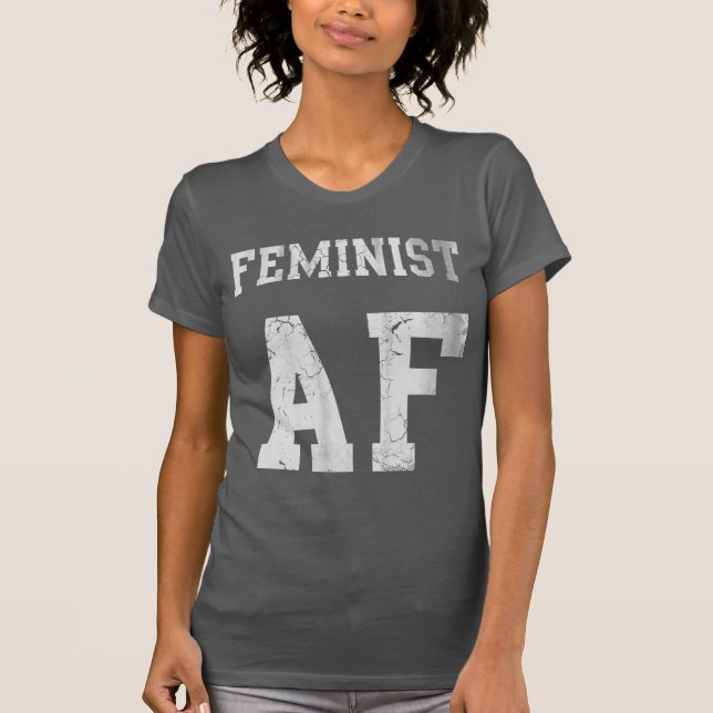T-shirt AF feminista (Frente)