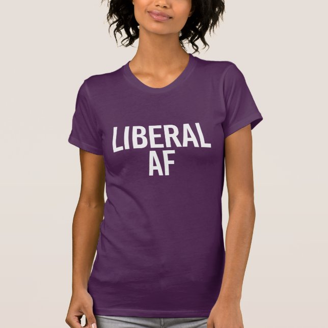 T-shirt AF liberal - - branco - (Frente)
