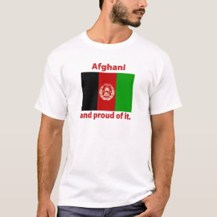 t-shirt Afghani orgulhoso