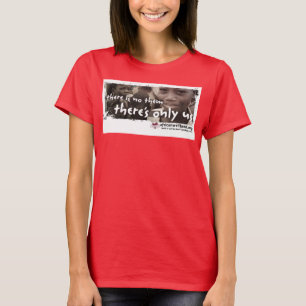 T-shirt afligido das senhoras de Bono Bday 2014