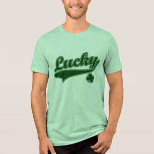 T-shirt afortunado, dia engraçado do St. Patricks