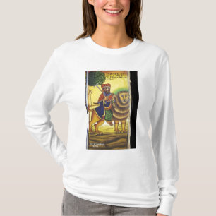 T-shirt África, Etiópia. Obra de arte representando Leão d