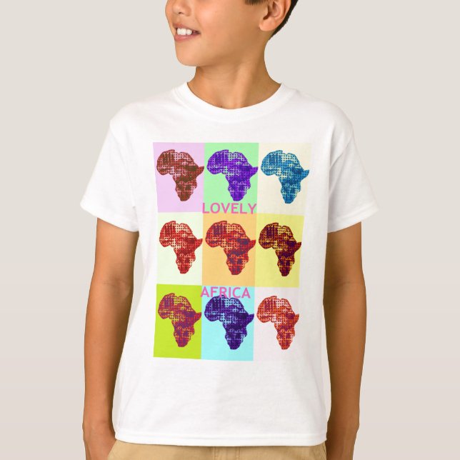 T-SHIRT ÁFRICA LOVELMENTE (Frente)