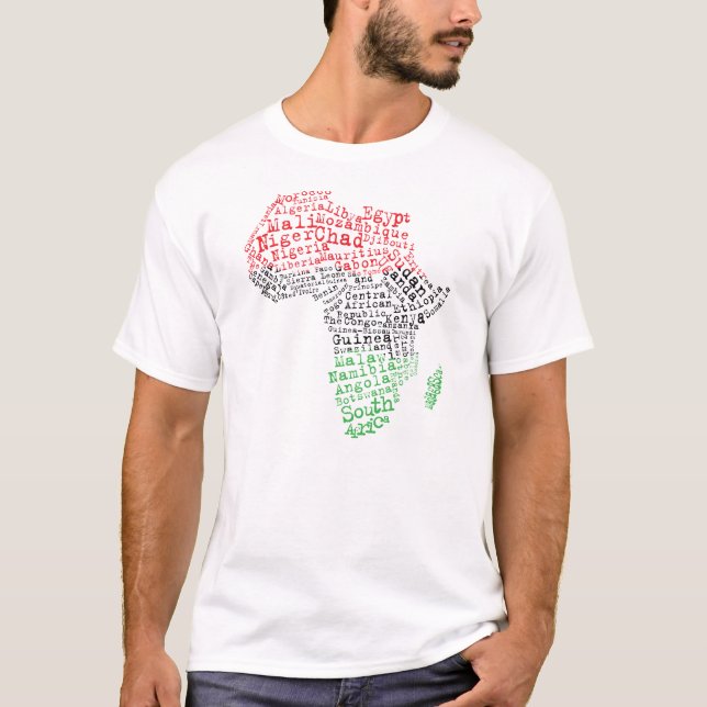 T-SHIRT ÁFRICA NÃO É UM PAÍS: 2 (Frente)