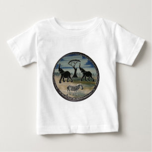 T-shirt África Quênia Lindo e Legítima Vida Selvagem