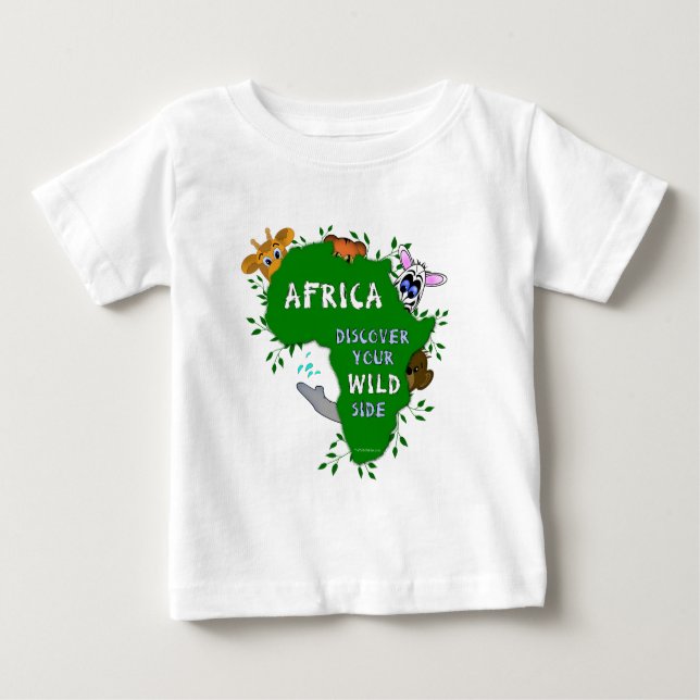 T-shirt África selvagem (Frente)
