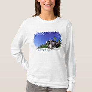 T-shirt África, Seychelles, Ilha La Digue. Granito 3