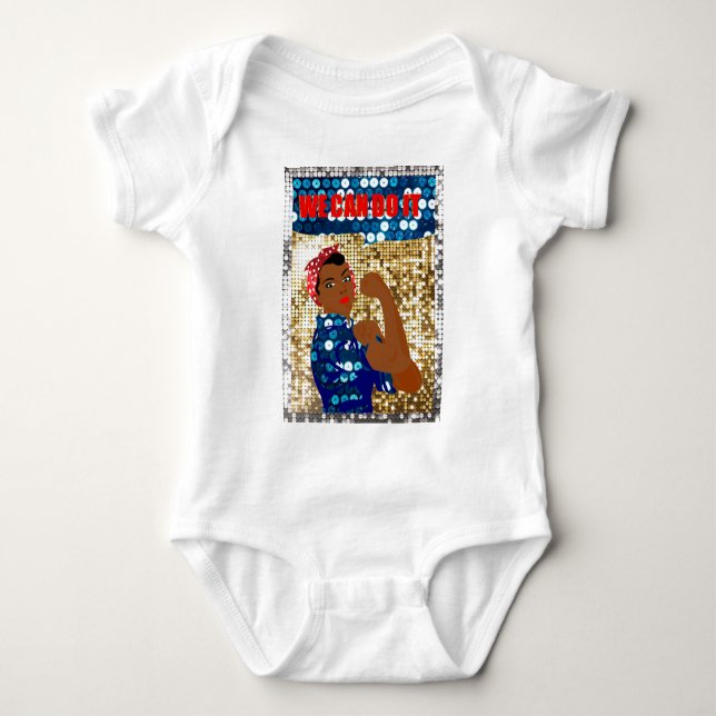 T-shirt africano rosie o riveteiro (Frente)