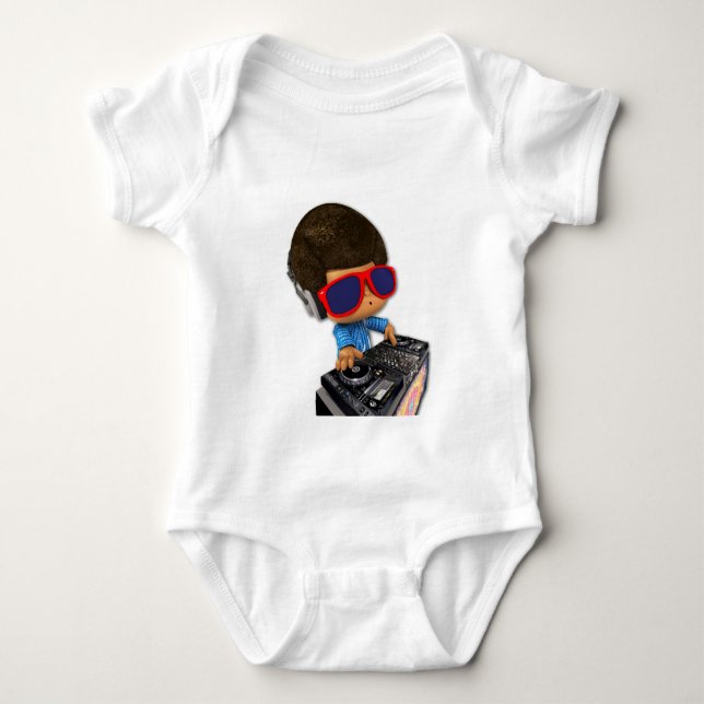 T-shirt Afro do DJ do Peekaboo (Frente)