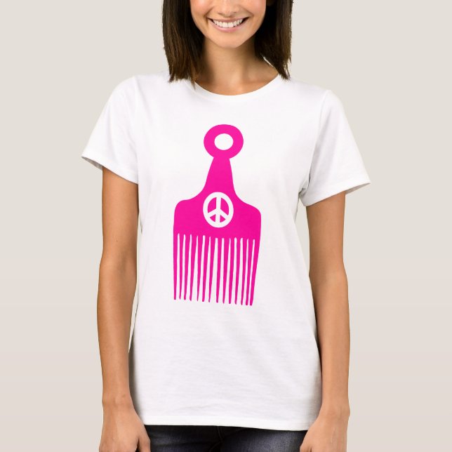 T-shirt Afro Hair Peace (Frente)