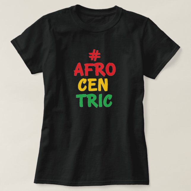 T-Shirt Afrocêntrico (Frente do Design)