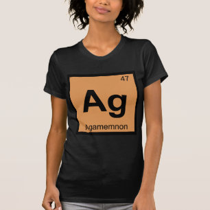 T-shirt Ag - Química grega Agamemnon Mesa periódica
