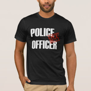 T-shirt Agente da polícia FORA DE SERVIÇO
