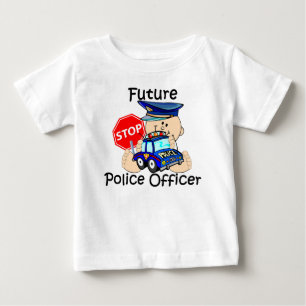 T-shirt Agente da polícia futuro