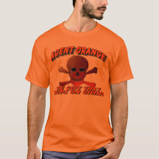 T-SHIRT AGENTORANGE COM CRÂNIO